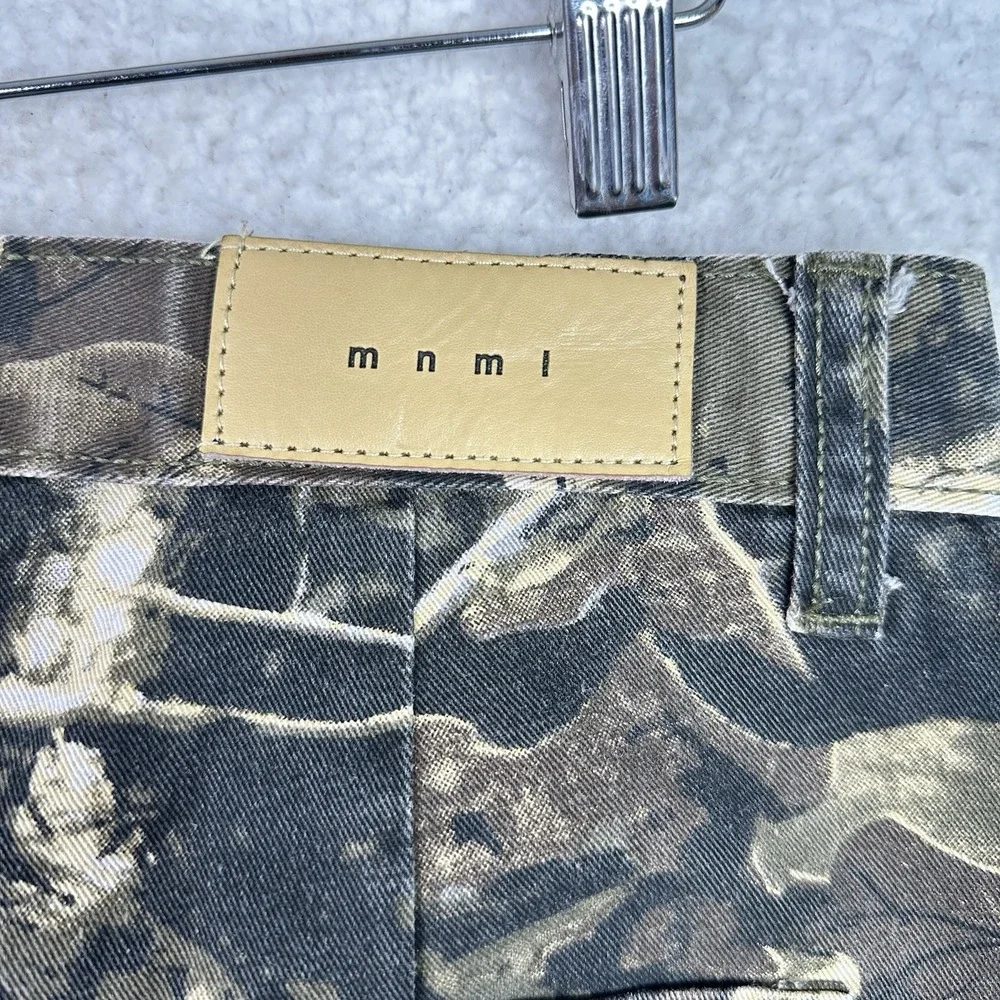 MNML Camo‎ Cargo Pants Woodland Camouflage Button Fly Tactical Workwear 30x32